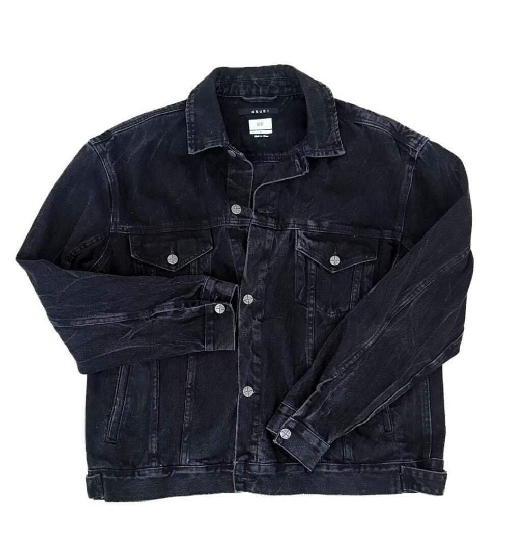 Ksubi Oh G Jacket Black Denim Size L